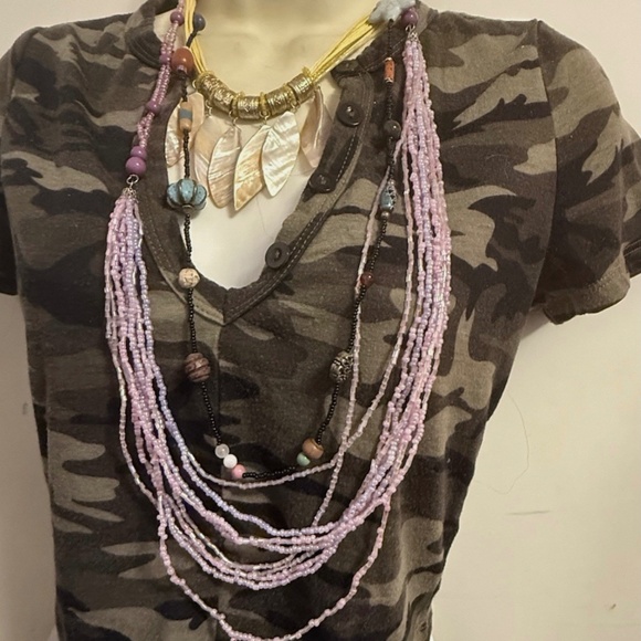 Beautiful Colorful Necklaces Lot of 6 - Picture 1 of 5